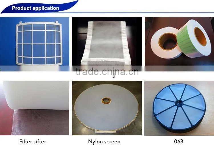 100% plain woven stiff fine nylon mesh fabric