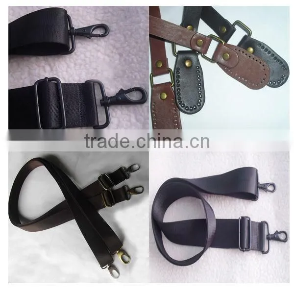 Coated luggage strap metal hook for eco bag