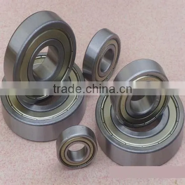 Chinese thin section chrome stell ABEC-5 deep groove ball bearings 6001-ZZ