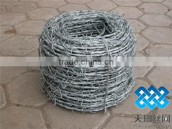 2013Hot-Salel! Low Price Galvanized/PVC Coated Barbed Wire(20yearsfactory)