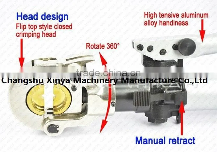 HT-300 Hydraulic Crimping Tool Wire Rope Crimping Tool for tube