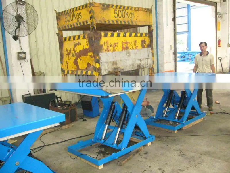 CE Veshai powerful 2200lbs AC hydraulic lift table for factory and warehouse VT-100-AC