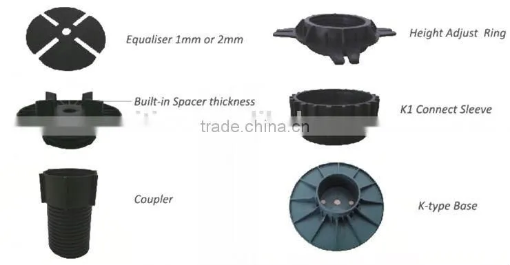 steel raised panel accessories plastic support for intelligent building
