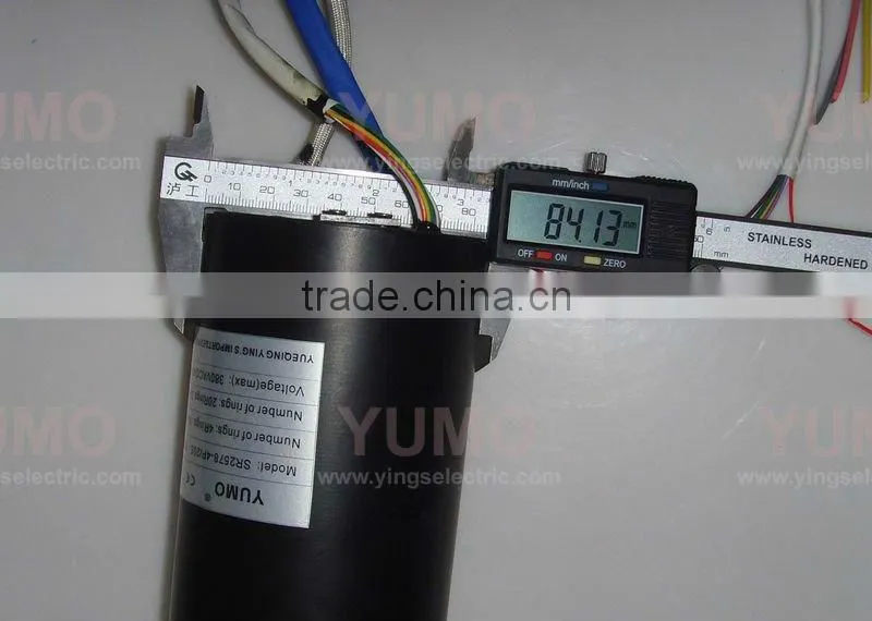 SR2578-4P 20S 24rings through bore slip ring OD 78mm, Hole size 25.4mm