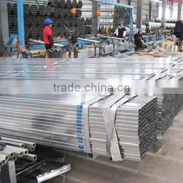 40/40/1.5mm pre Galvanized Hollow Setion Steel Pipes