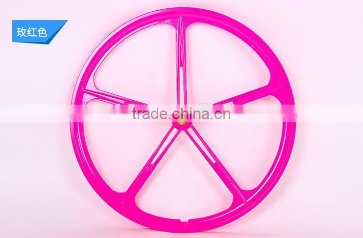 700C lightest strongest magnesium alloy bike wheel /fixed gear type hub bike wheel