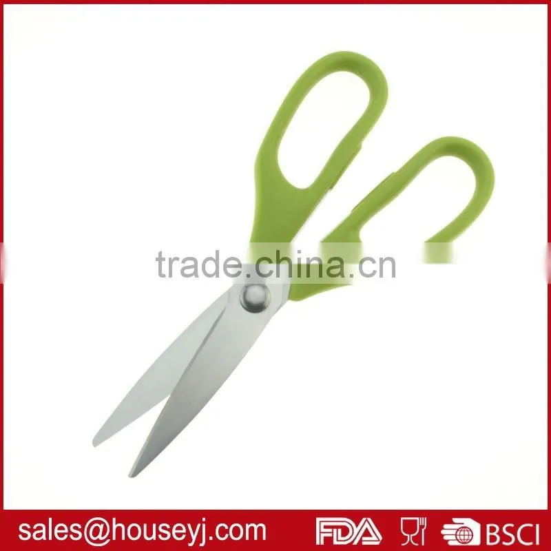 stainless steel Japan universal kitchen scissors with pp plastic handle