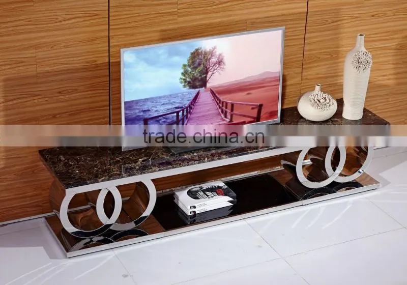 hot sale marble top TV stand modern