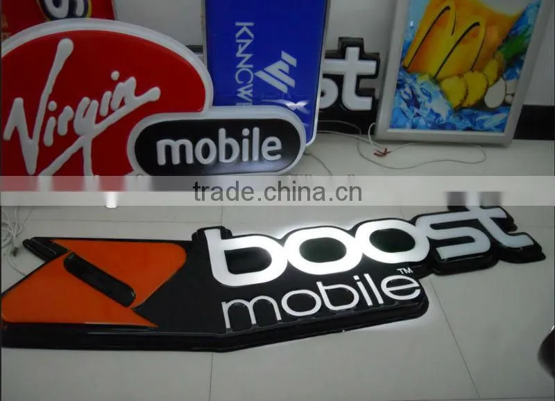 advertising Plastic signs with Customer LOGO