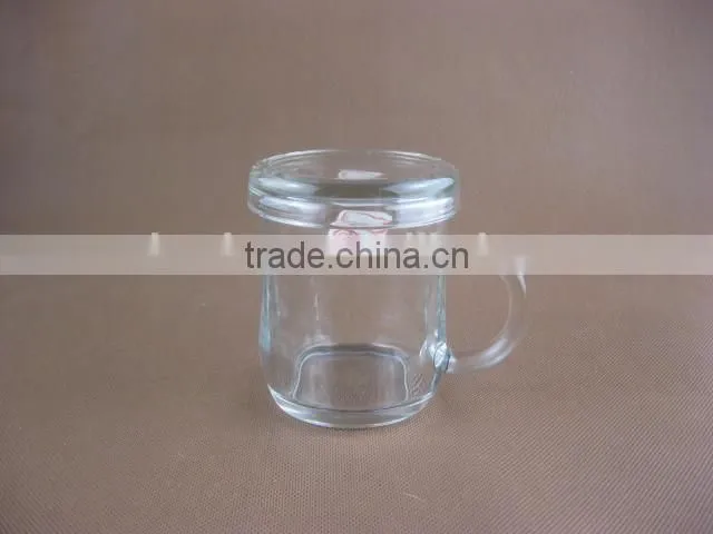 handy drinking glass cup with handle/glassware