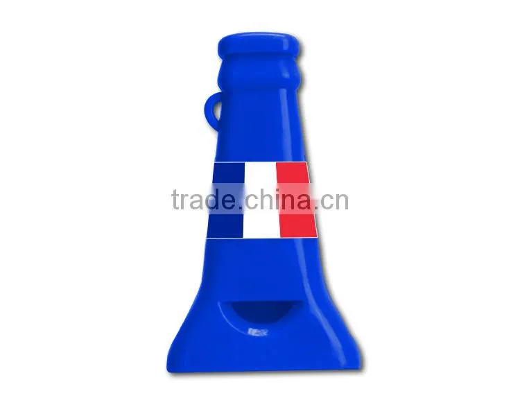 Sport whistle plastic 3 tune whistle function with beer bottle opener