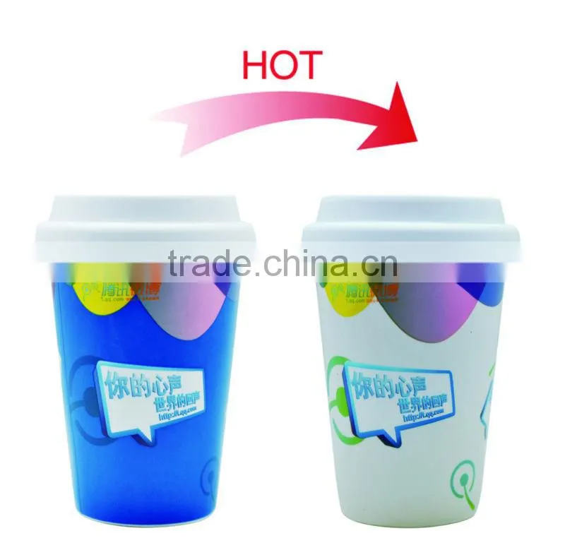 Bamboo Fiber Coffee mug with silicone band