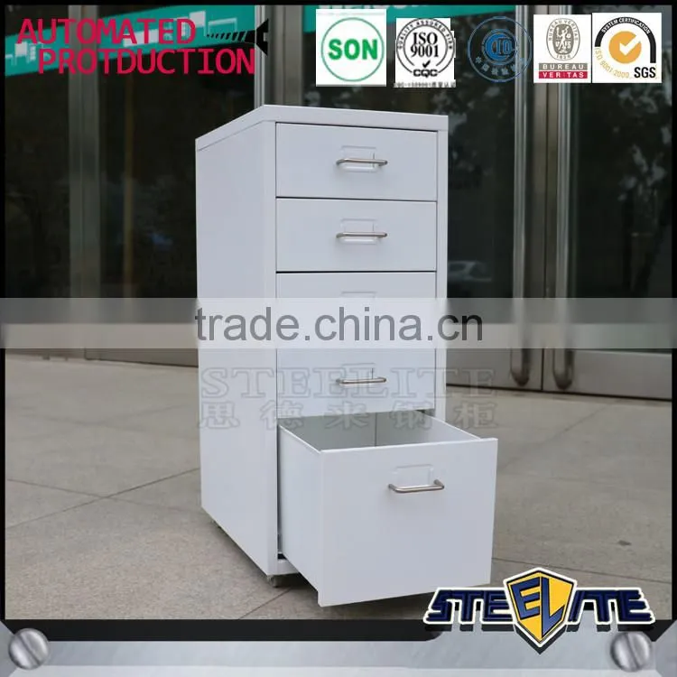 New design living room cabinet white 5 drawer metal file storage cabinet for sale