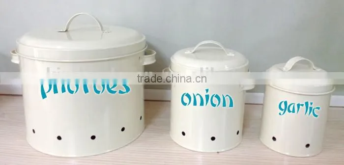 Hot sale household kitchen storage container set of 3