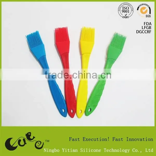 2015 Hot selling silicone brush with Food Grade FDA LFGB BBQ brush
