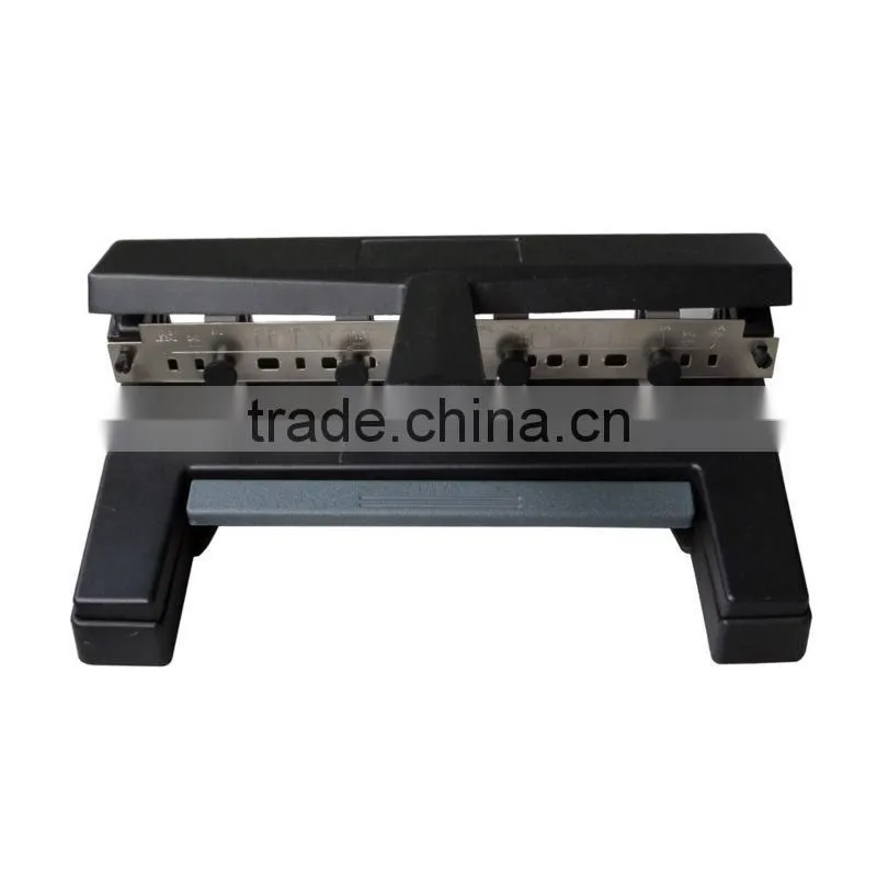 High quality office all metal 2 3 4 adjustable heavy duty hole punch