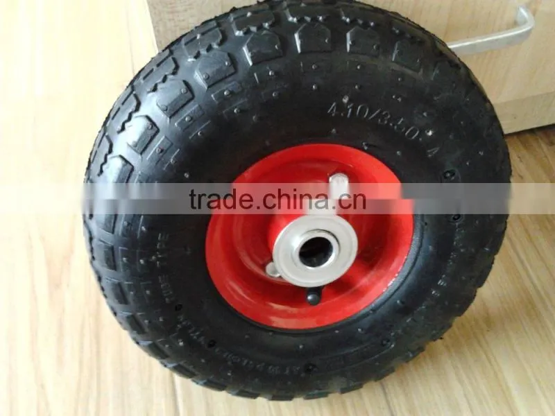 10inch steel rim wheel 4.10/3.50-4