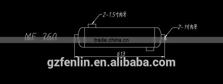 Guangzhou factory wholesale price stainless steel water heat exchangers