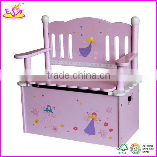 2015 New kids wooden toy box,popular children wooden toy box and hot multifunction wooden toy box with good printing W08C032