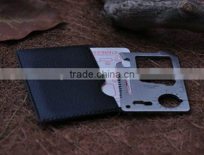 2016 fashion Outdoor camping army card knife credit card knife card