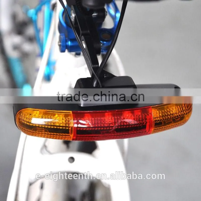 3 In1 Bike Bicycle 7 LED Turn Tail Rear Signal Brake Light Lamp 8 Tune Horn