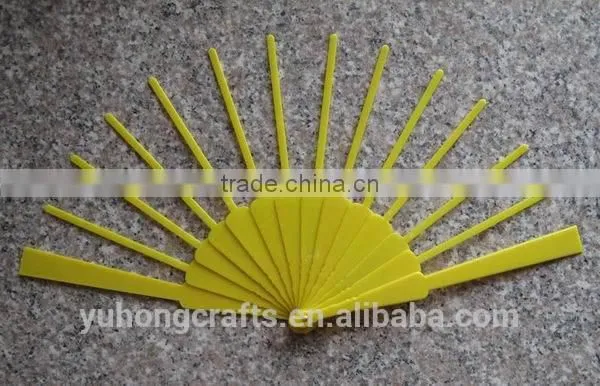 Spanish style plastic crafts fan ribs