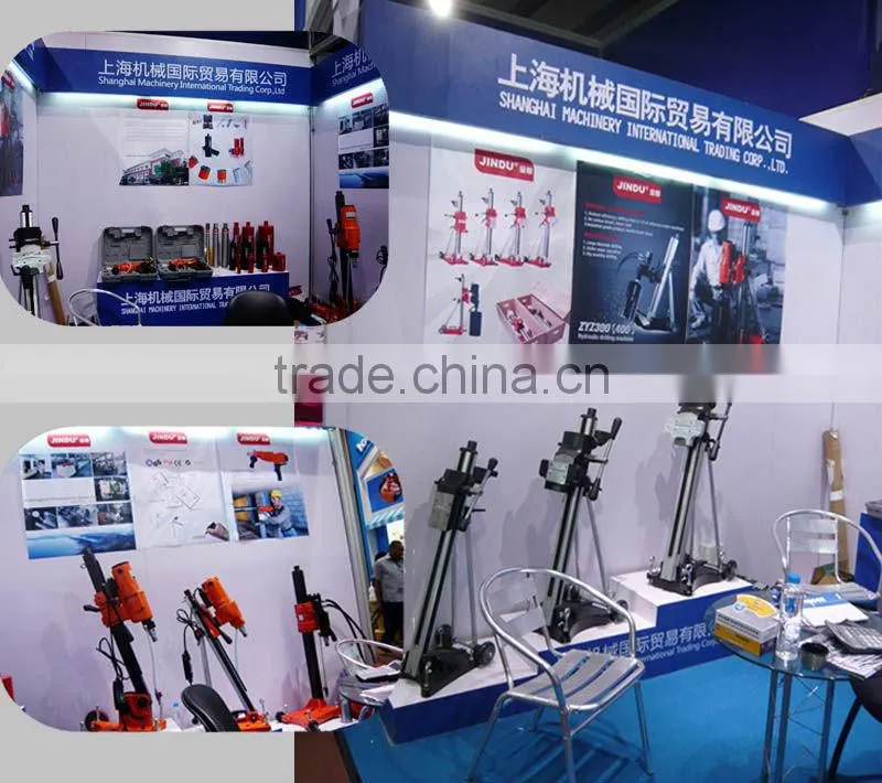 concrete core drill machine with drilling materials for concrete,brick and stone