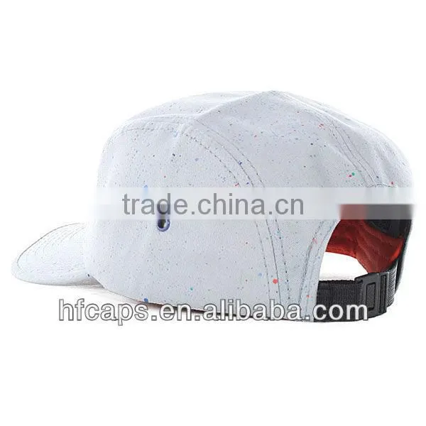 Spring pale grey curved brim adjustable hat custom 5 panel baseball cap