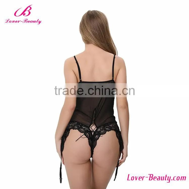 Hot Sale Silk Sexy Brand Teddy Lingerie