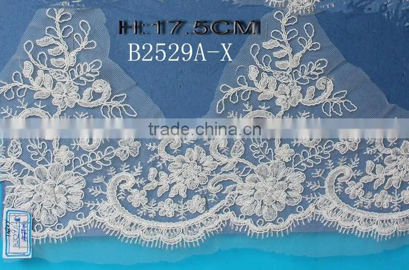 2017 hot sale & high quality lace border sarees for wholesales