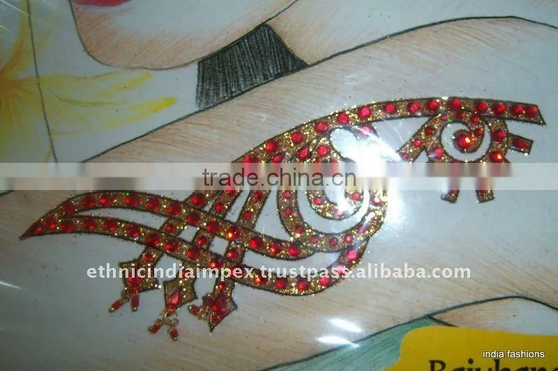 GLITTER ARM CRYSTAL BODY TATTOO BINDI STICKER , PAYPAL