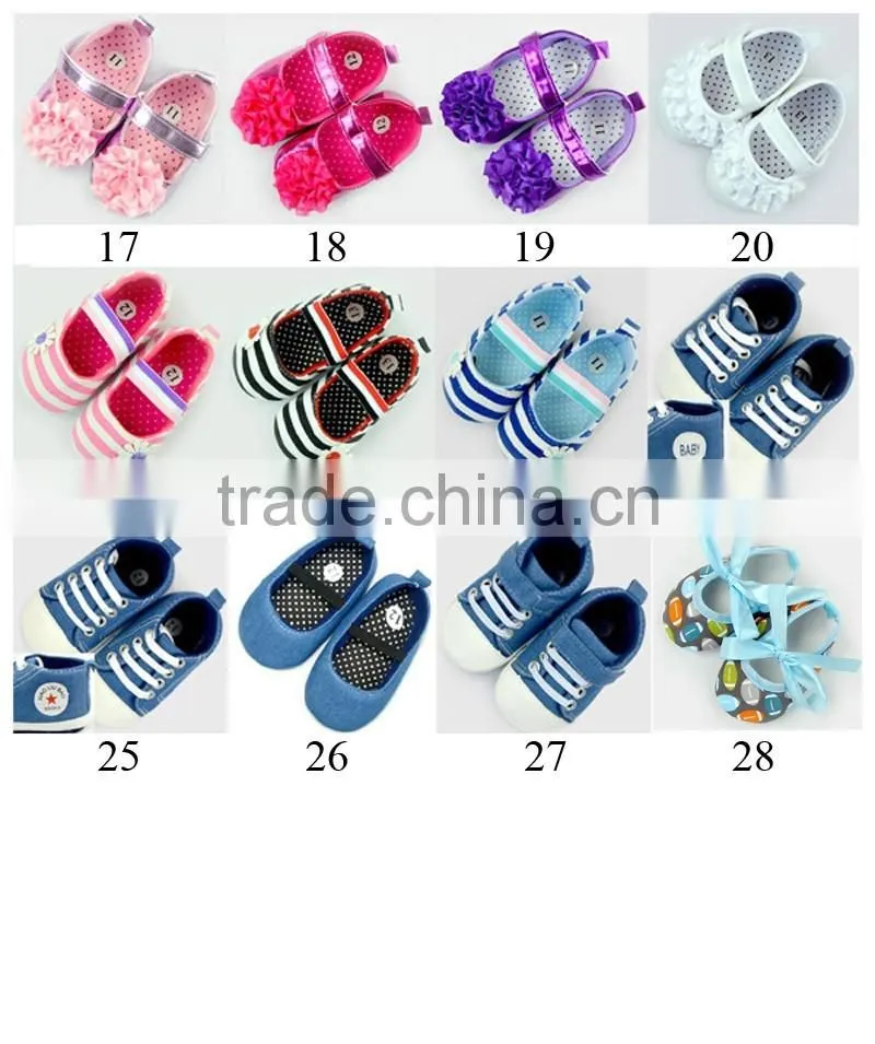 2016 hot sale cute canvas shoes for 0-1 years baby LBS20151222-14