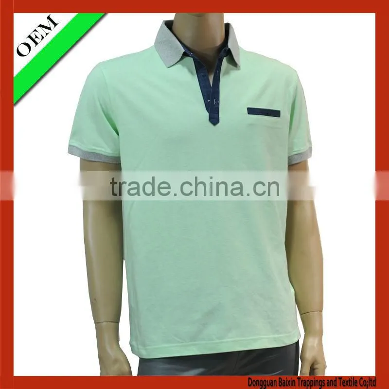 Pique polo t-shirt , cotton polo shirt men wholesale china
