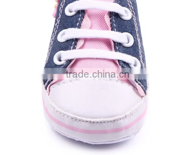 Cute ruffles mori baby girl's booties