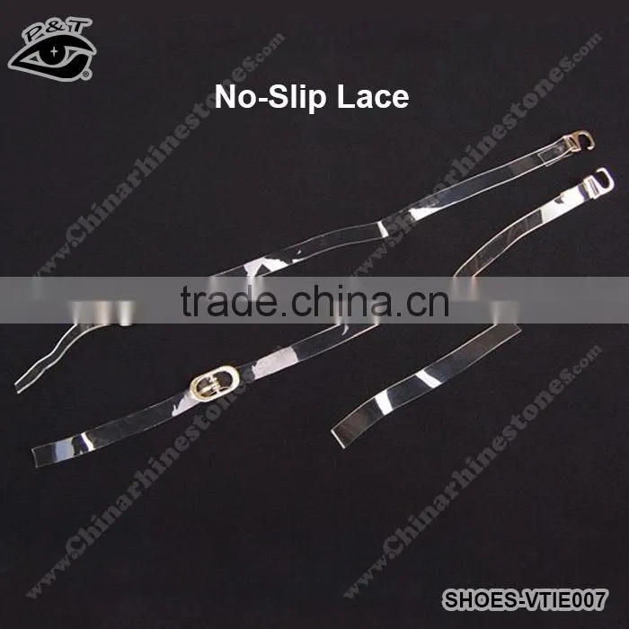 Invisibility Shoe lace silicone transparet shoelace for high heels lady shoes accessories