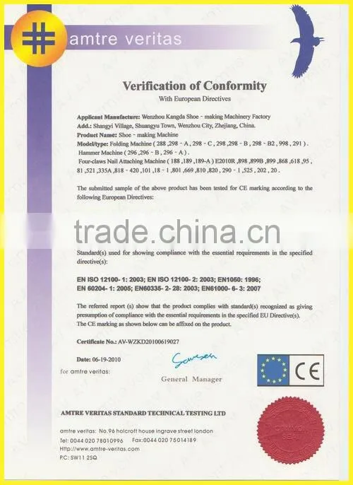 KD 998 Automatic Hot cement Edge Folding Machine