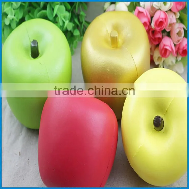 Top quality slow rising kawaii squishy toys lovely squishy apple for stress release