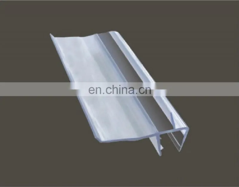 PVC shower door water proof seal for 10mm glass door