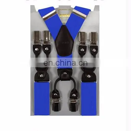 2017 yiwu fashion clip suspenders high quality men jeans suspenders