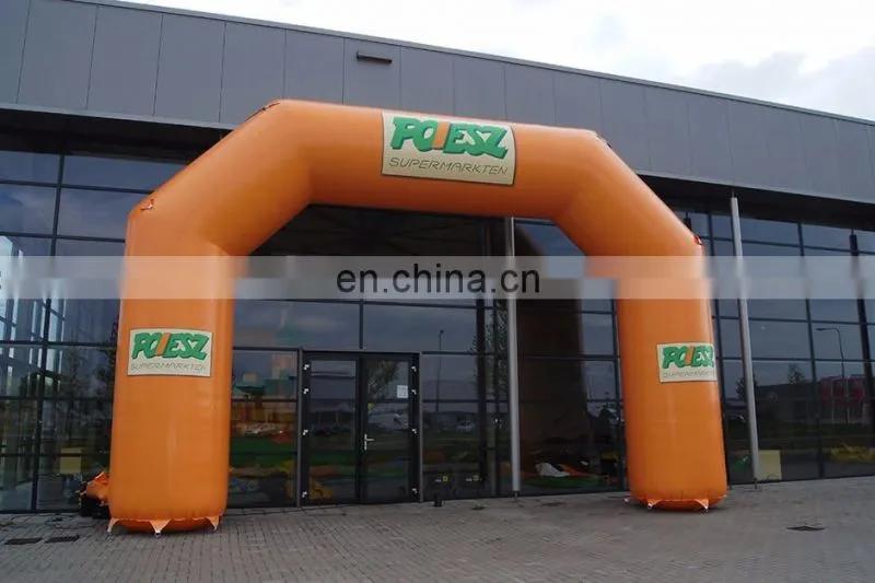 inflatable orange commercial inflatable arch for sale