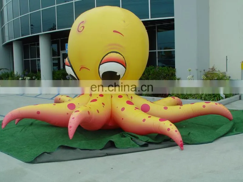 Hot Inflatable octopus sea animal water toys , inflatable animal model for sale