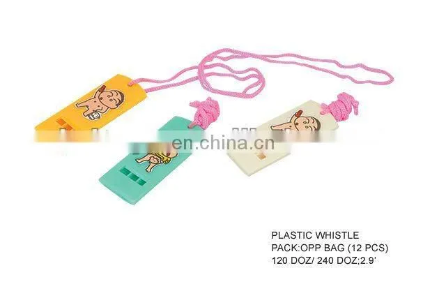 new plastic whistle for children to play