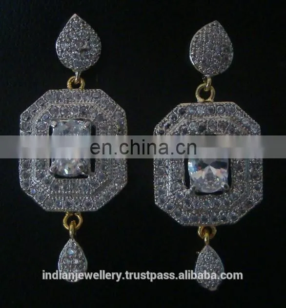 cz stone ear cuffs exporter, ad jewellery ear cuffs manufacturer
