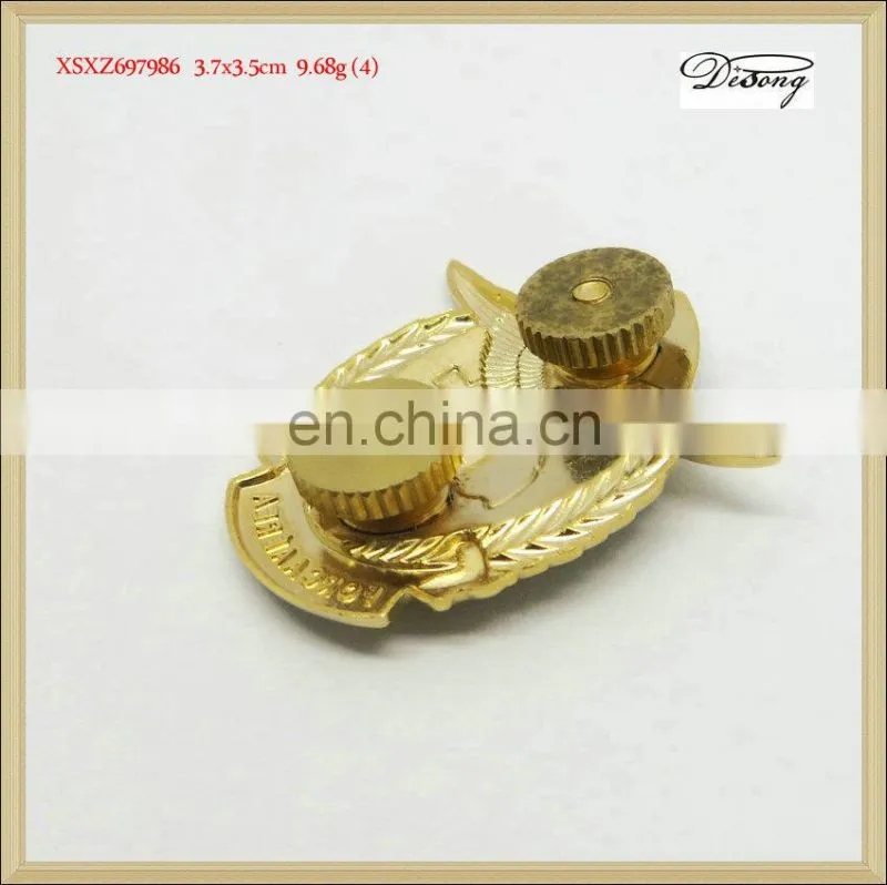 XSXZ697986 Wholesale enamel lapel pin manufacturers china, eagle logo badge emblem