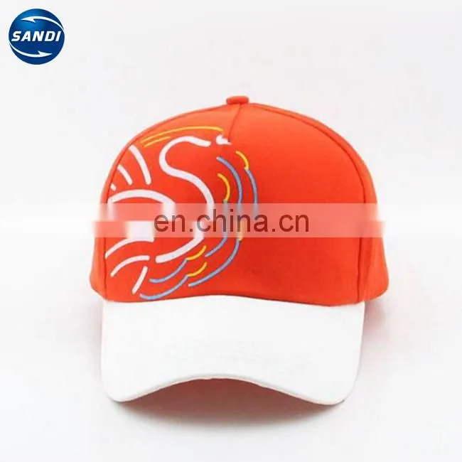 Cotton fabric promotional sports cap snapback