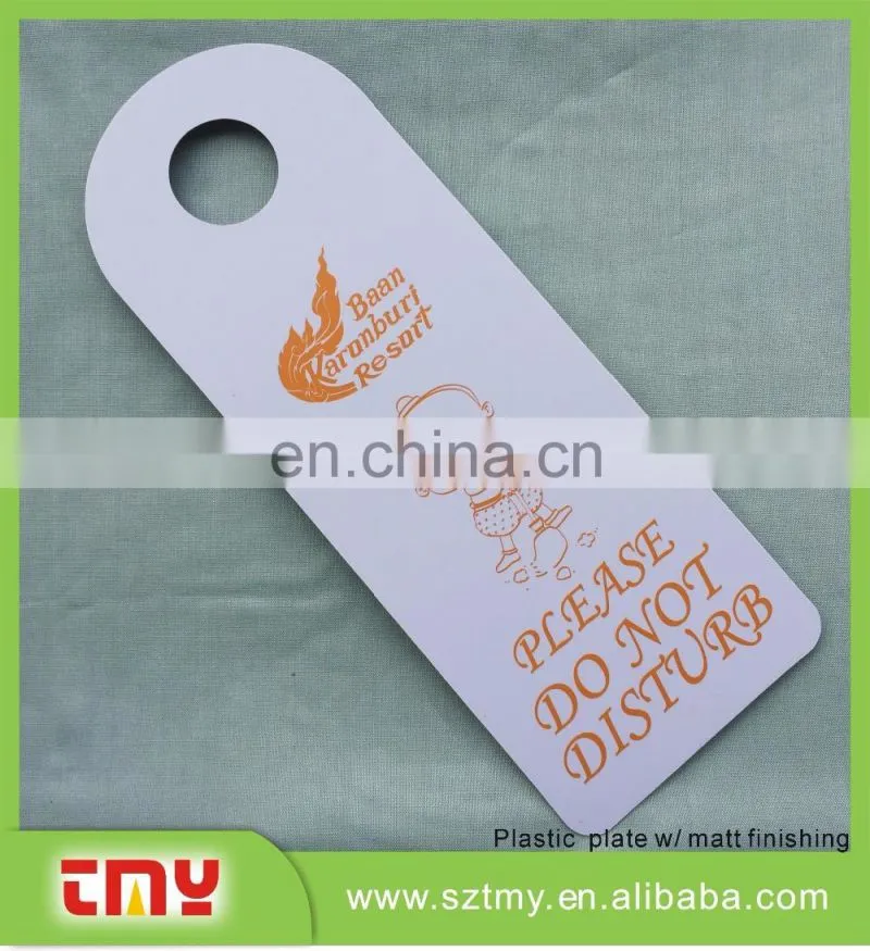 China alibaba high quality PVC door hanger