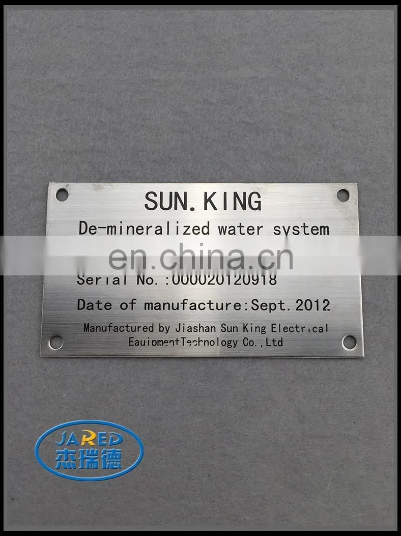 fast delivery and good quality engraved letter brushed nameplate