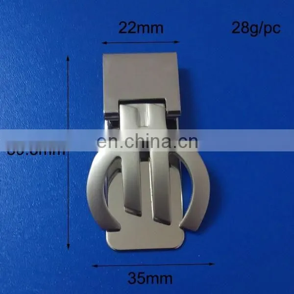 Availabld mould metal money clip with round part design