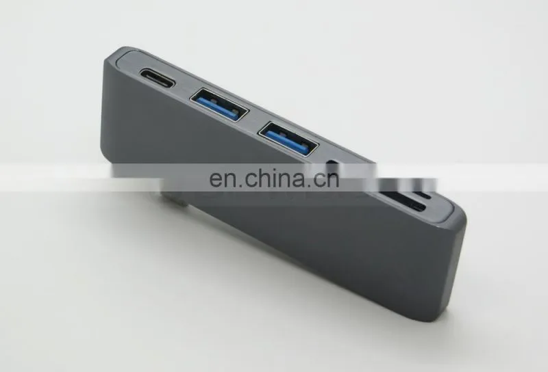 5 in 1 Type-C Hub USB 3.0 Combo Hub with USB-C Charging & Card Reader for MacBook