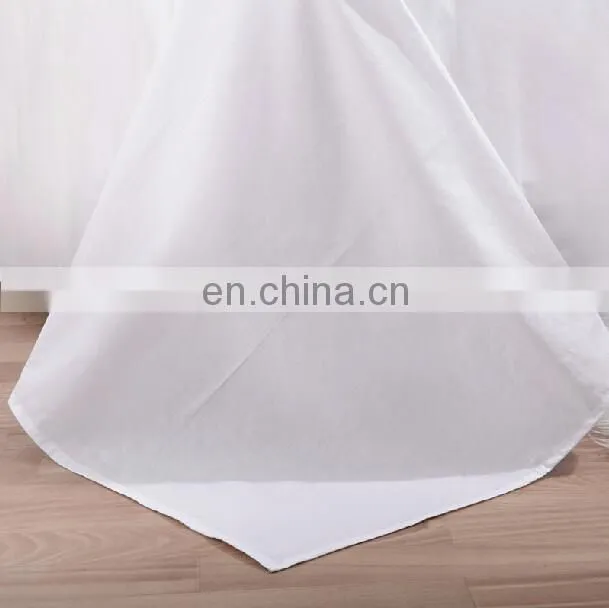 Bulk cheap used white hotel home hospital bed sheets